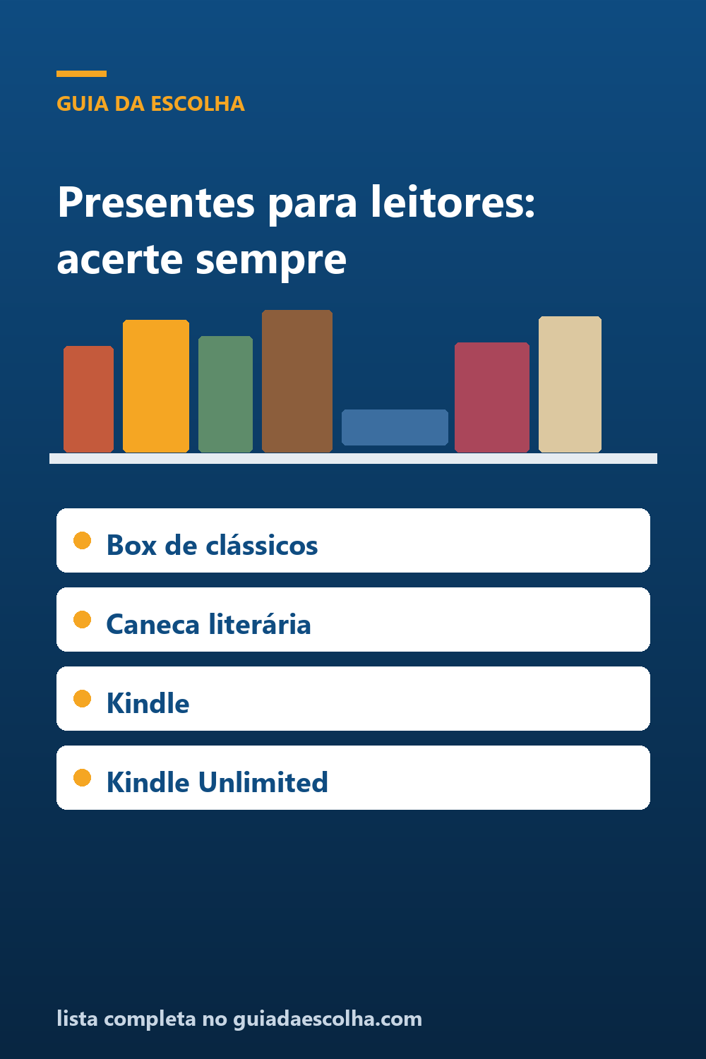 Presentes para leitores: 5 ideias que funcionam para qualquer um — Guia da Escolha