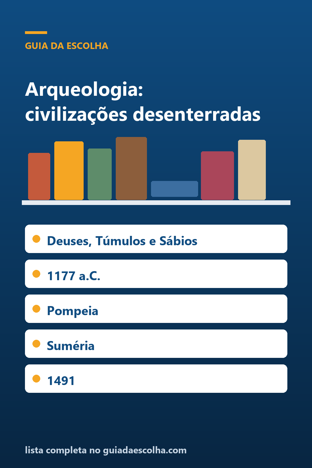 Arqueologia: os 6 melhores livros sobre civilizações desenterradas — Guia da Escolha