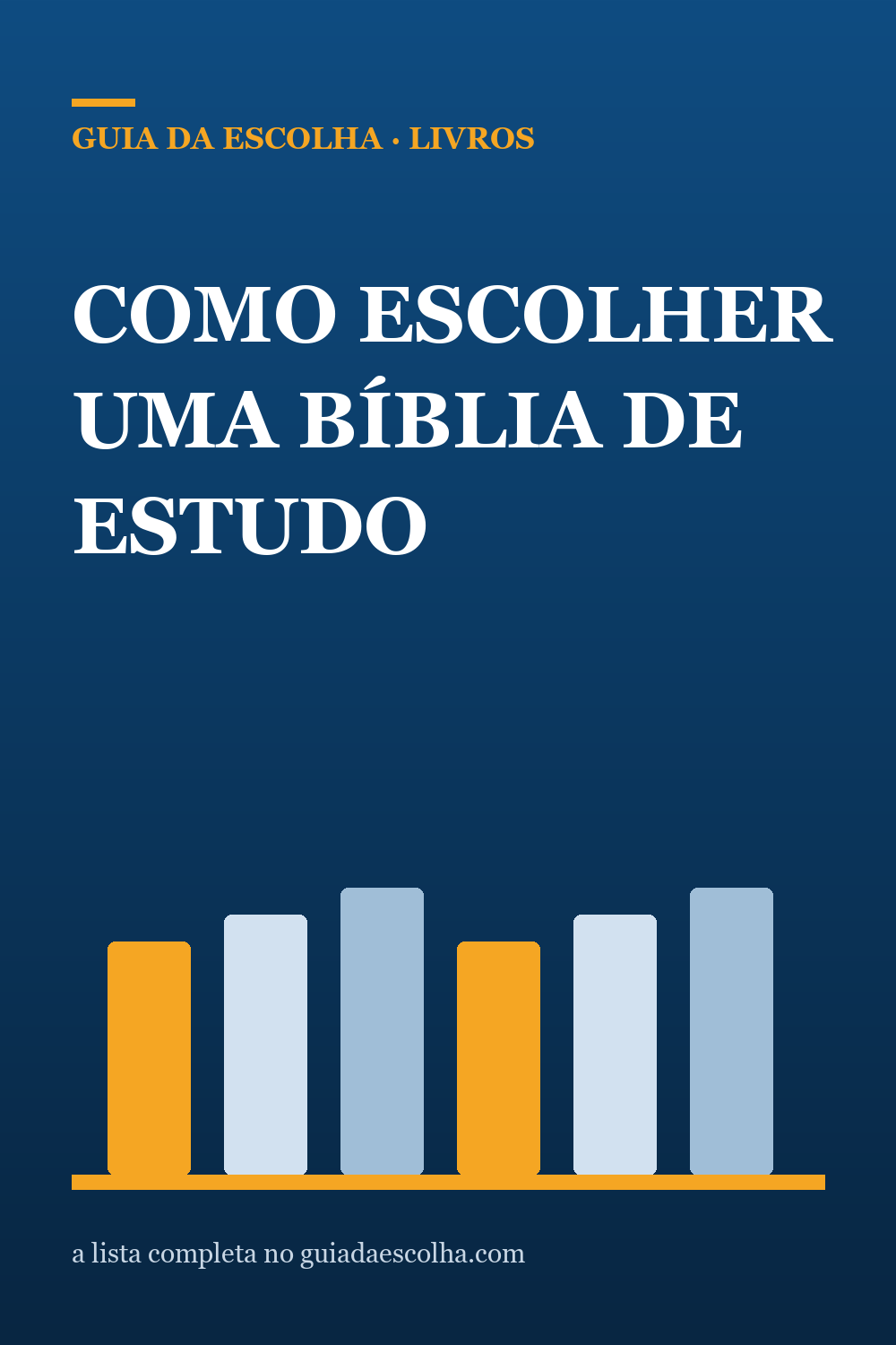 Como escolher uma Bíblia de estudo — Guia da Escolha