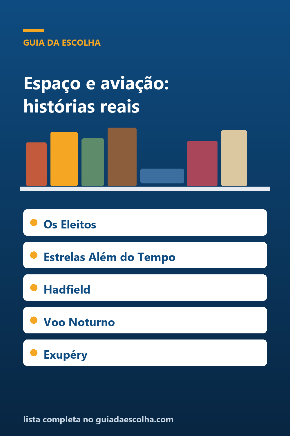 Espaço e aviação: os 6 melhores livros de histórias reais de voo — Guia da Escolha