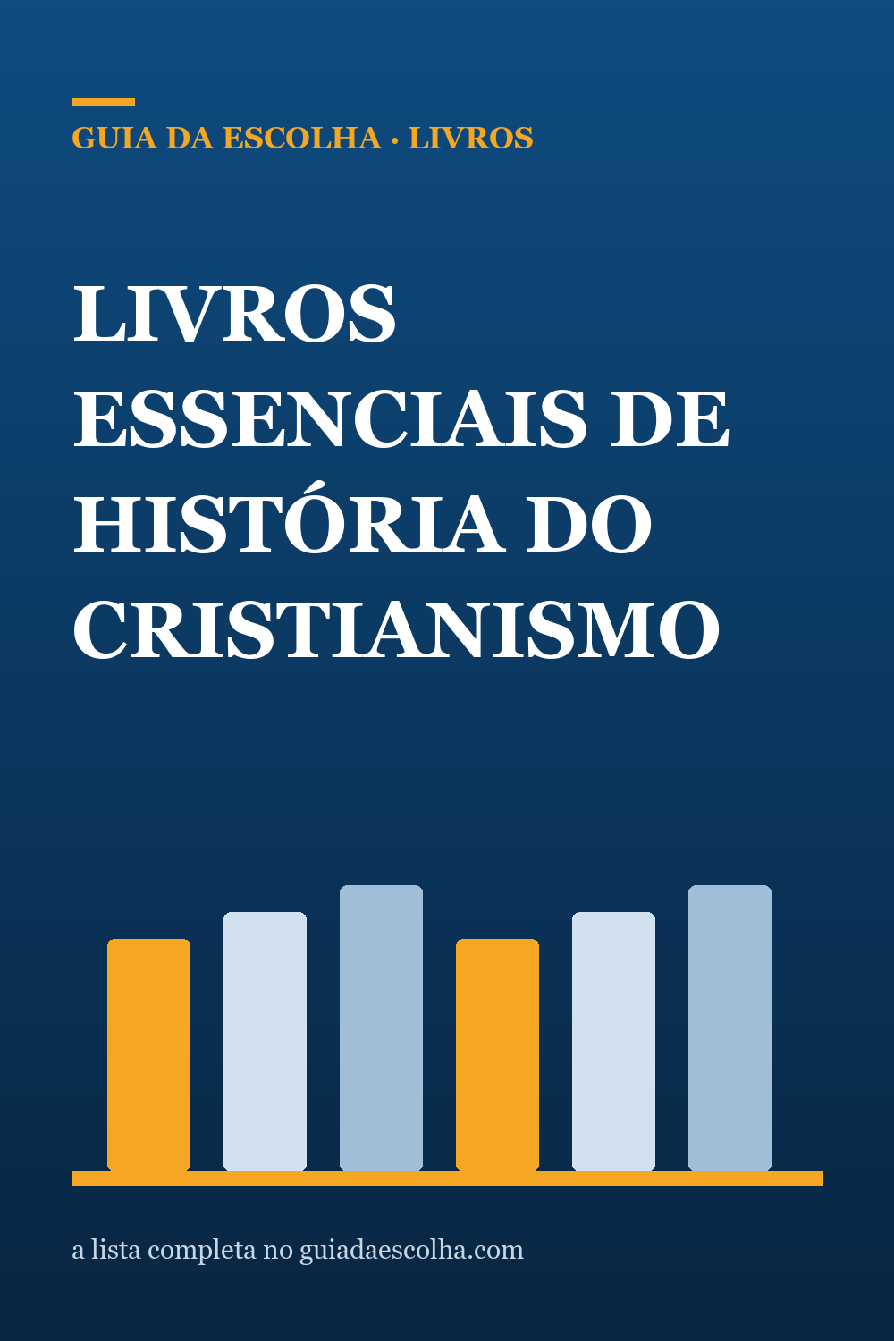 Livros essenciais para entender a história do cristianismo — Guia da Escolha