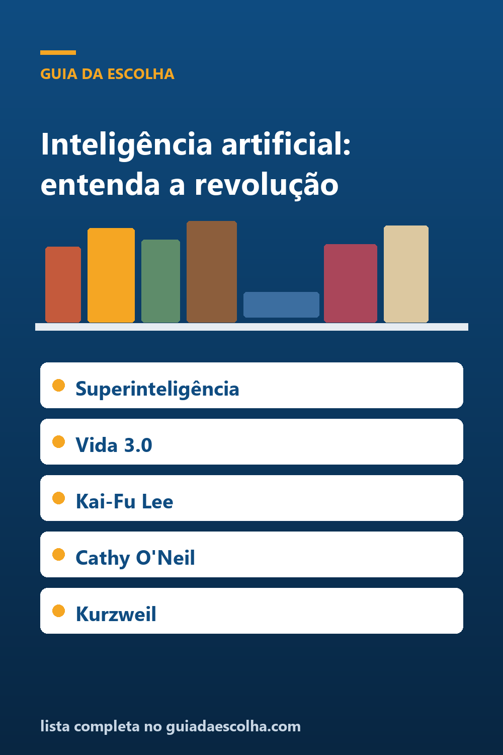 Inteligência artificial: os 6 melhores livros para entender a revolução — Guia da Escolha