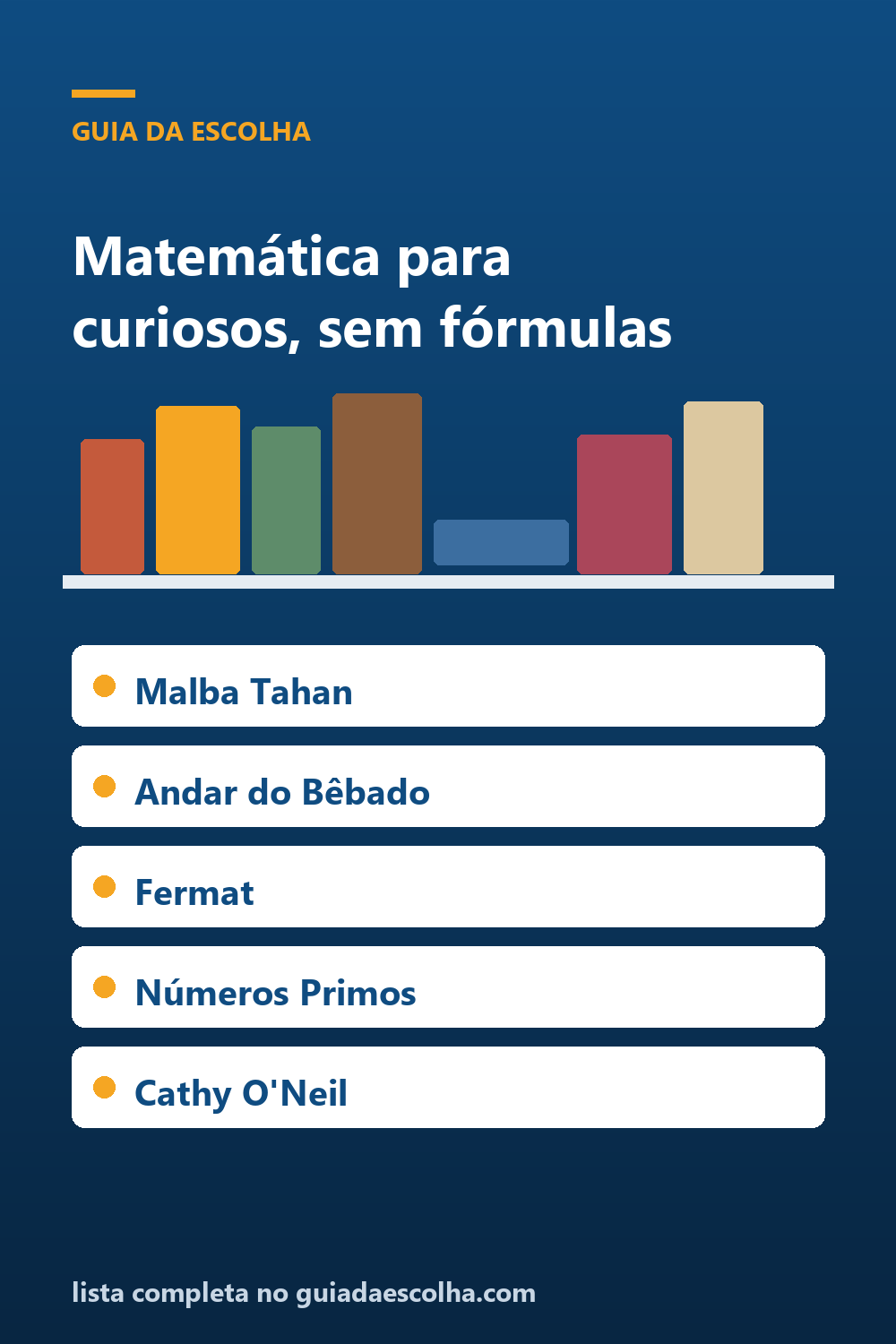 Matemática para curiosos: os 8 melhores livros sem fórmulas — Guia da Escolha