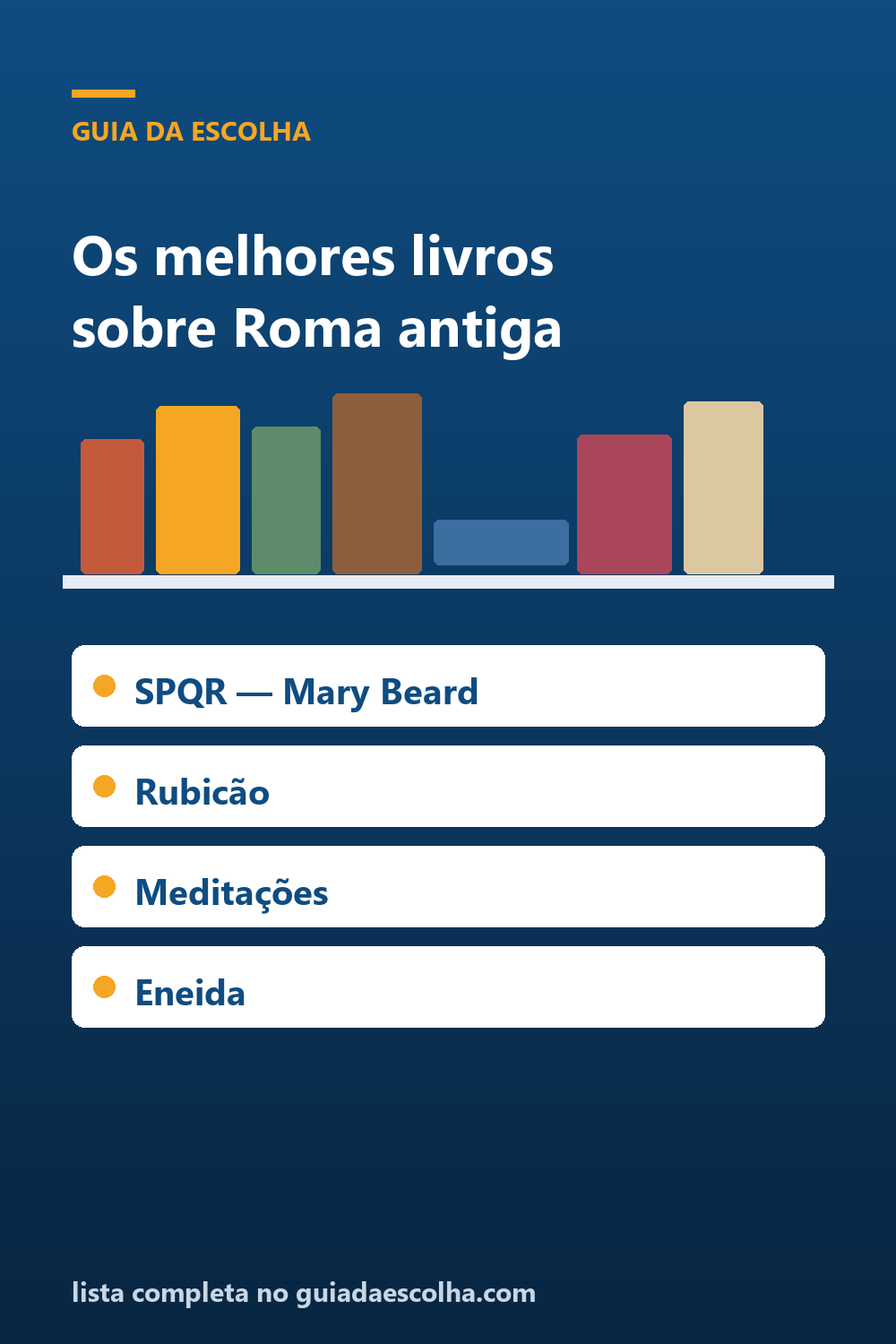 Os 8 melhores livros sobre a Roma antiga — Guia da Escolha