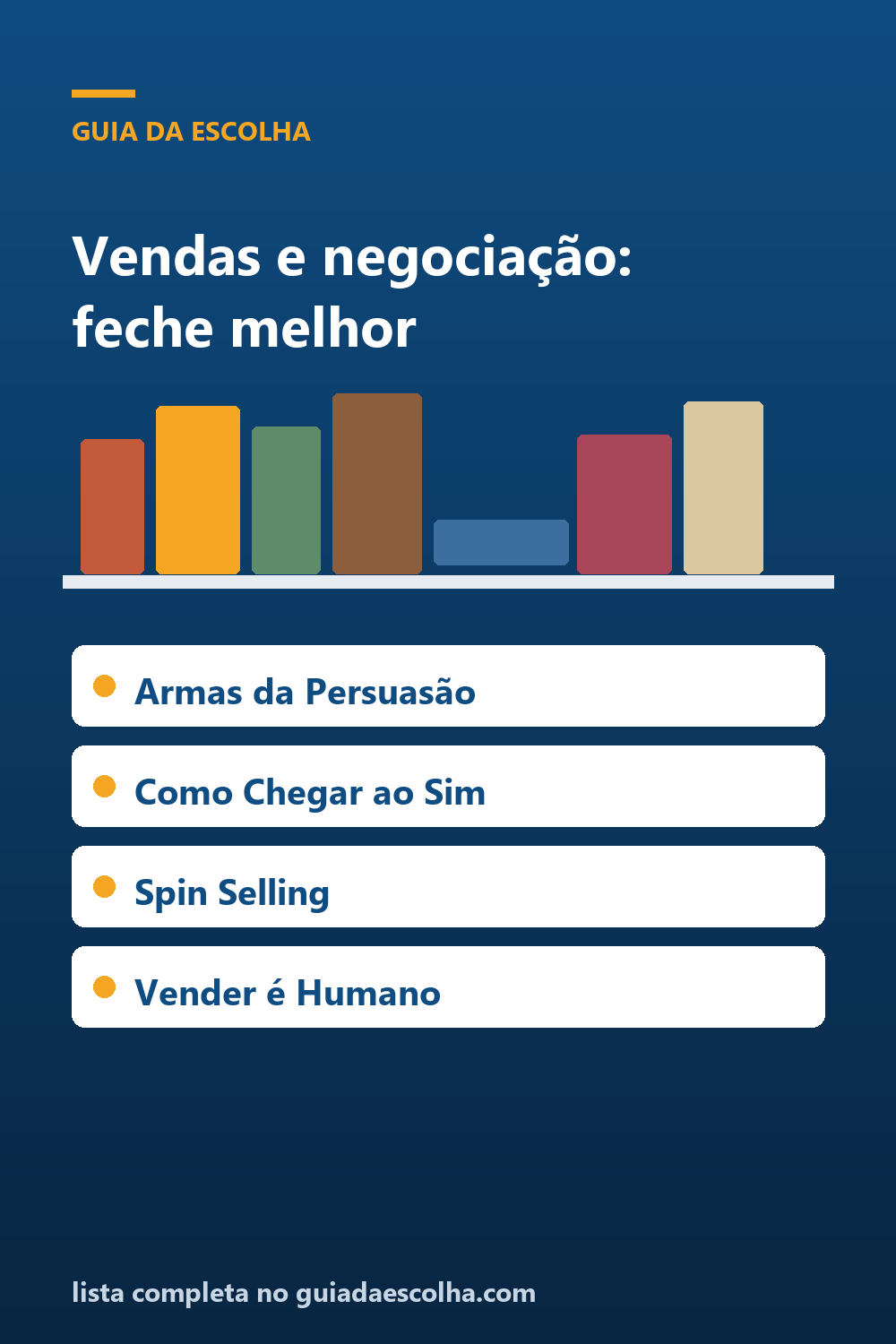 Vendas e negociação: os 5 melhores livros para fechar melhor — Guia da Escolha