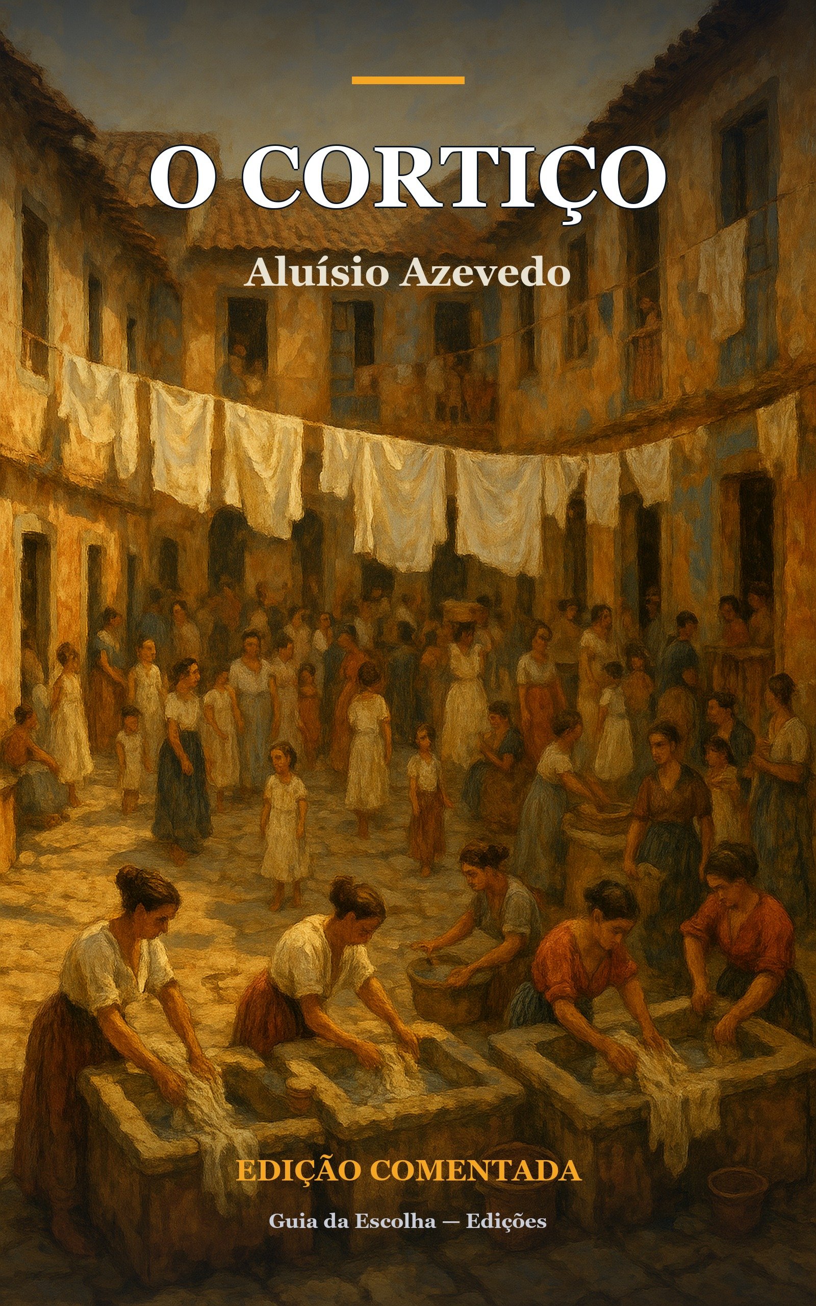 Capa: O Cortiço: Edição Comentada