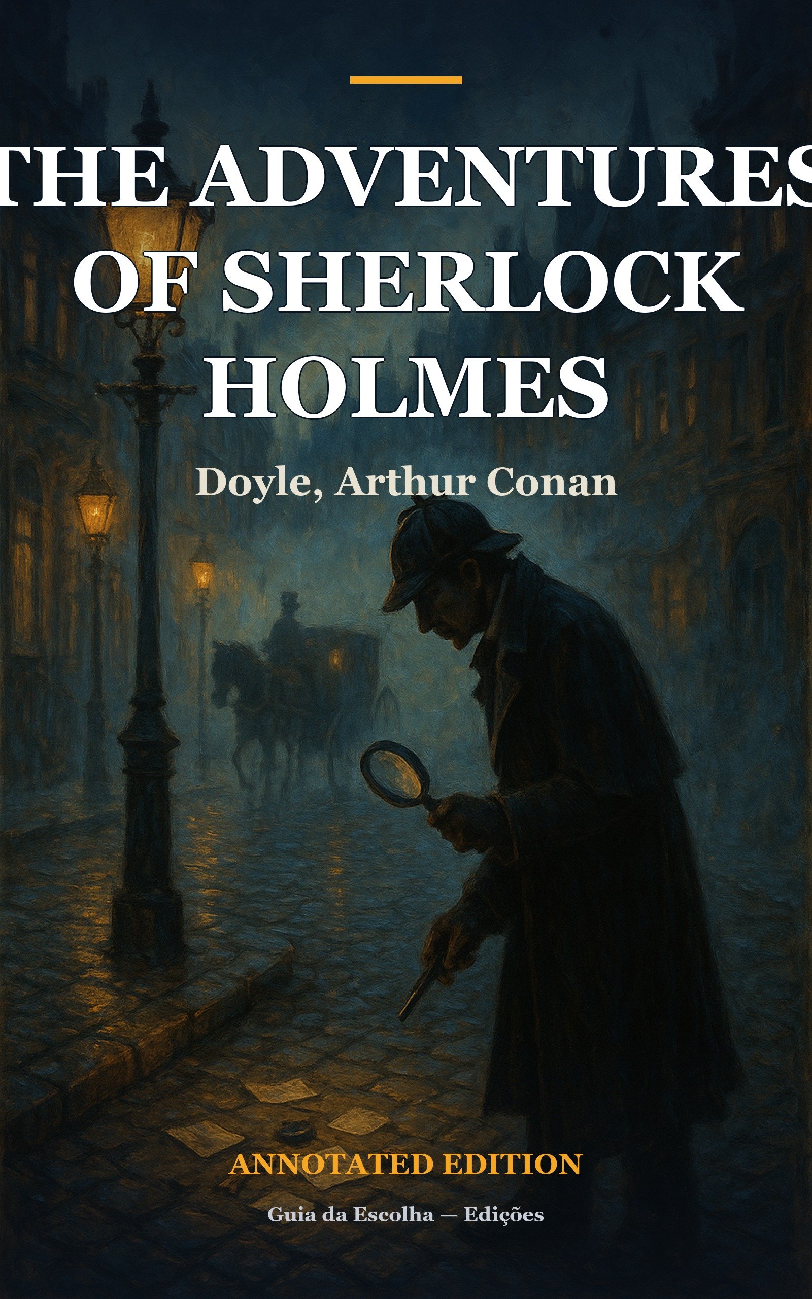 Capa: The Adventures of Sherlock Holmes: Annotated Edition