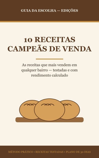 Capa do bônus 10 Receitas Campeãs de Venda