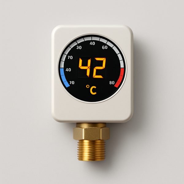 Medidor de temperatura de água — imagem ilustrativa