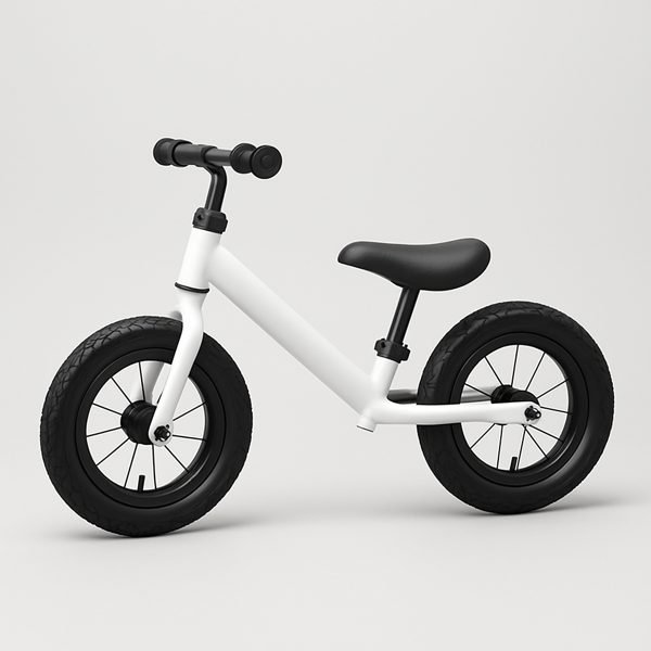 Bicicleta de equilíbrio, sem pedais — imagem ilustrativa