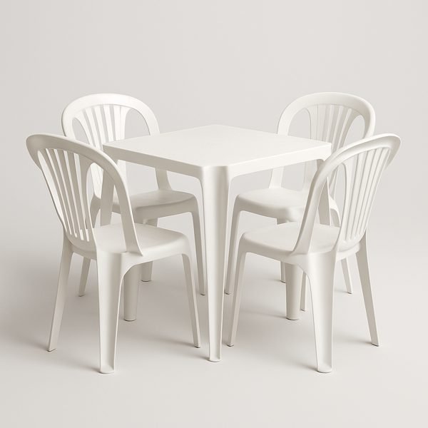 Conjunto de mesa com cadeiras — imagem ilustrativa