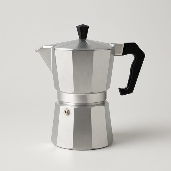 Cafeteira italiana de 6 a 18 xícaras — imagem ilustrativa