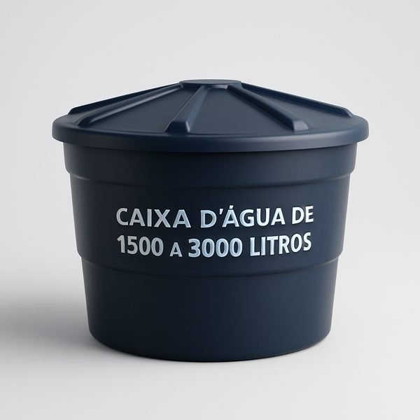 Caixa d'água de 1500 a 3000 litros — imagem ilustrativa
