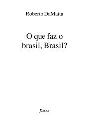 Capa: O Que Faz o brasil, Brasil?