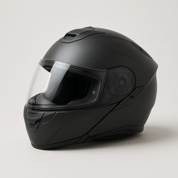 Capacete escamoteável (modular) — imagem ilustrativa