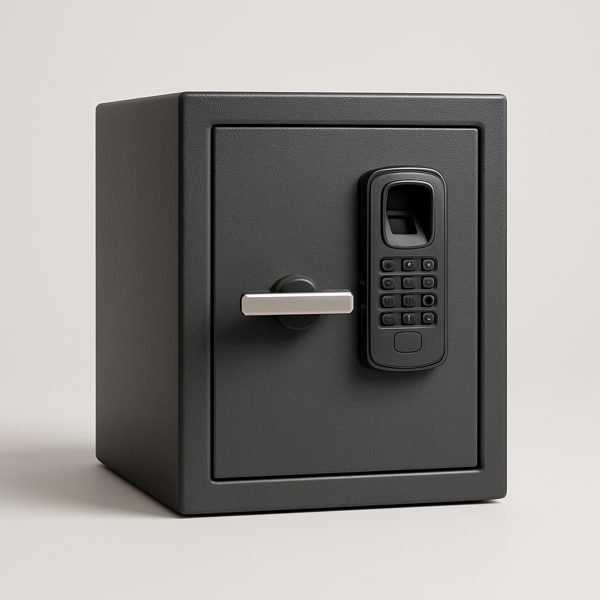 Cofre com biometria — imagem ilustrativa