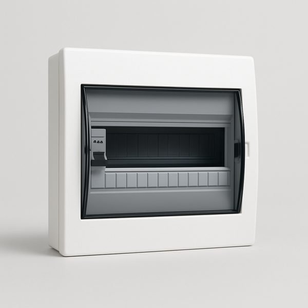 Quadro de distribuição de embutir ou sobrepor — imagem ilustrativa