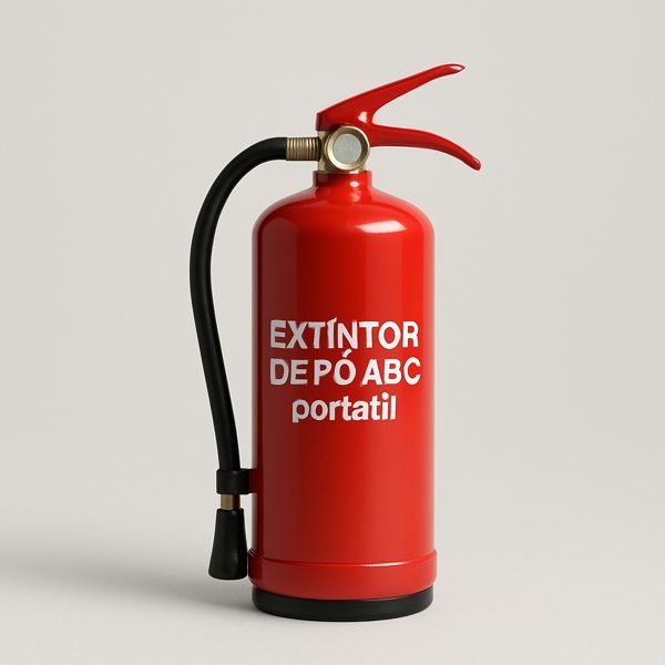Extintor de pó ABC portátil — imagem ilustrativa