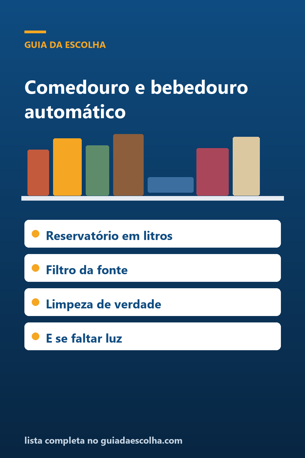 Comedouro e bebedouro automático para pet: o custo real de ter um (reservatório, filtro, energia e limpeza) — Guia da Escolha