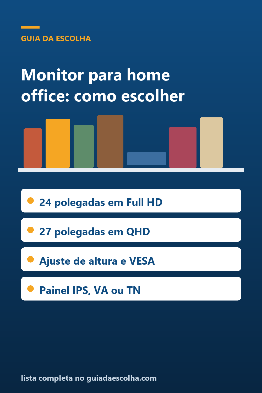 Monitor para home office: como escolher o tamanho e a resolução certos para a sua mesa — Guia da Escolha