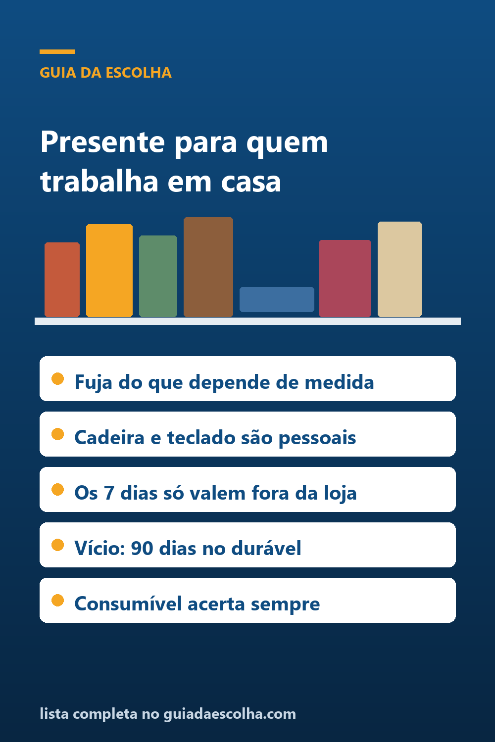 Presente para quem trabalha em casa: o que não erra a medida — Guia da Escolha