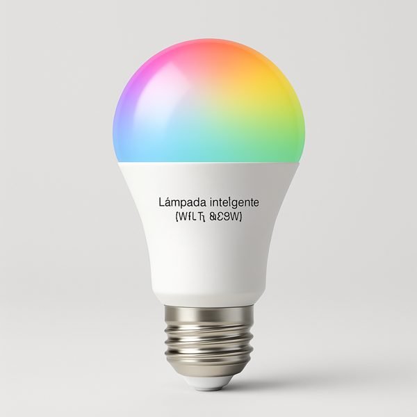 Lâmpada inteligente (Wi-Fi, RGBW) — imagem ilustrativa