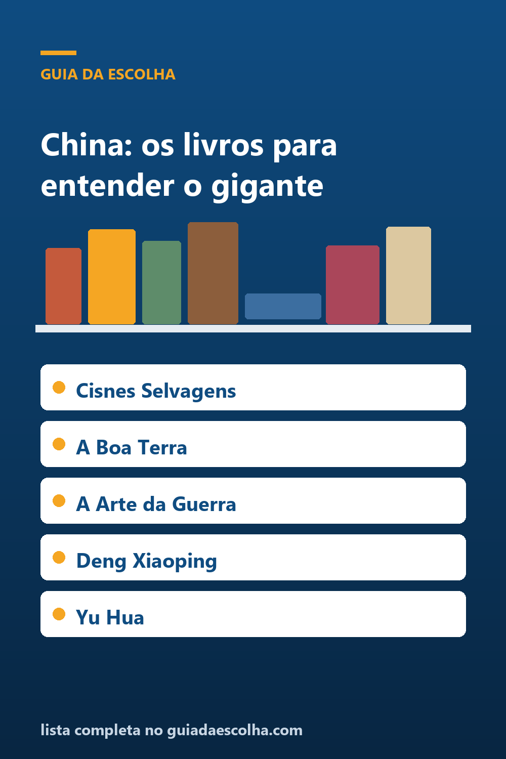 China: os 6 melhores livros para entender o gigante do século — Guia da Escolha