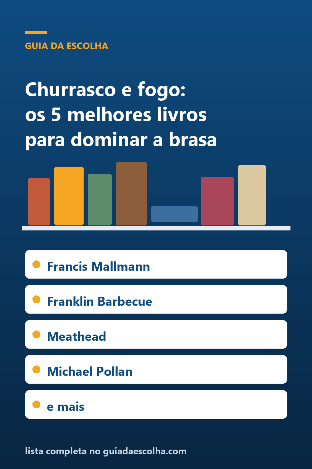 Churrasco e fogo: os 5 melhores livros para dominar a brasa de verdade — Guia da Escolha