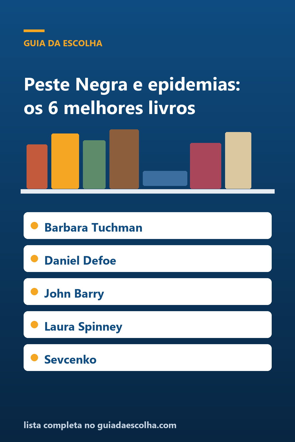 Peste Negra e epidemias: os 6 melhores livros sobre as pandemias que mudaram a história — Guia da Escolha