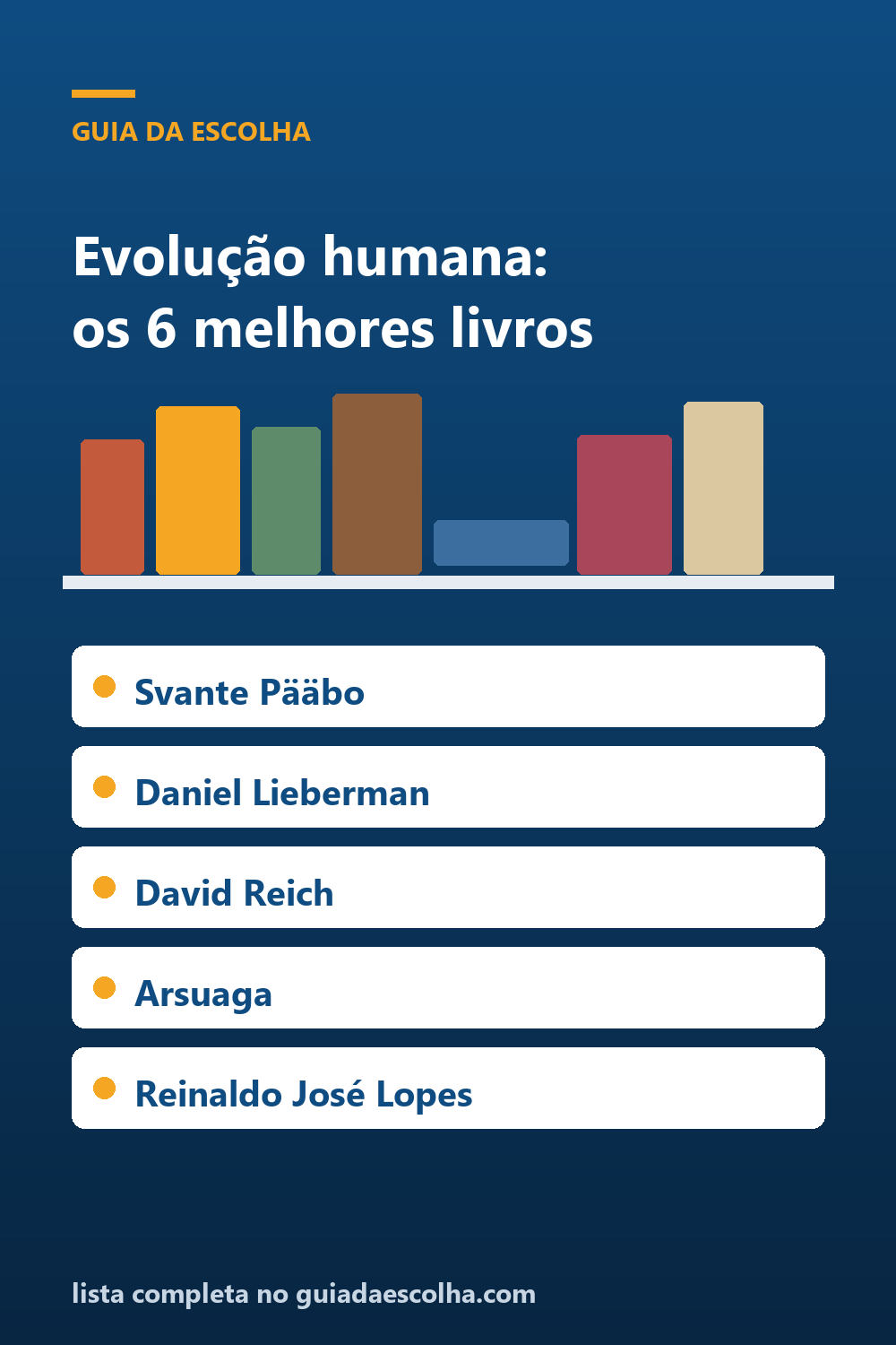 Evolução humana: os 6 melhores livros sobre de onde viemos, de Lucy ao DNA antigo — Guia da Escolha