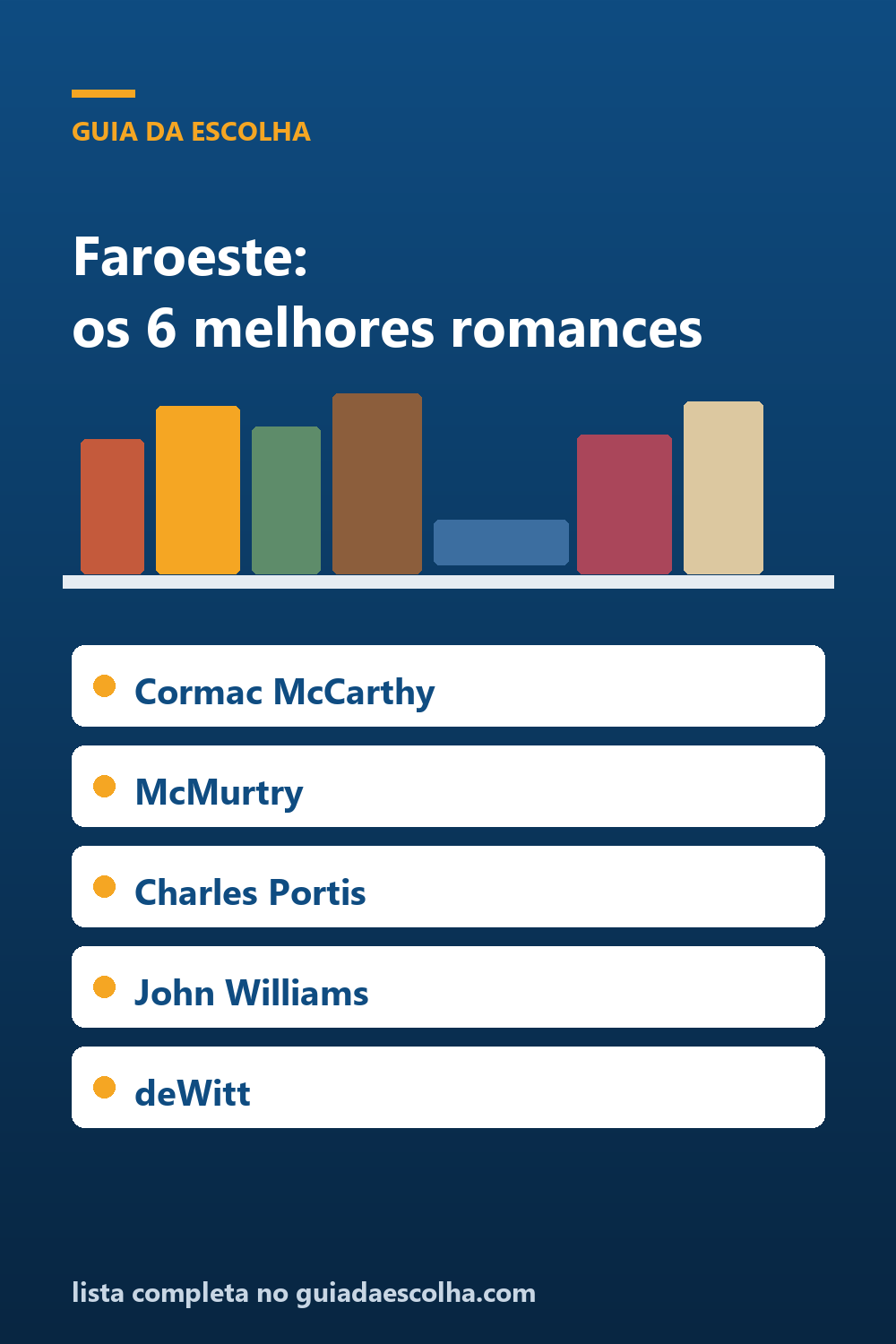Faroeste: os 6 melhores romances sobre o Oeste americano, do clássico ao brutal — Guia da Escolha