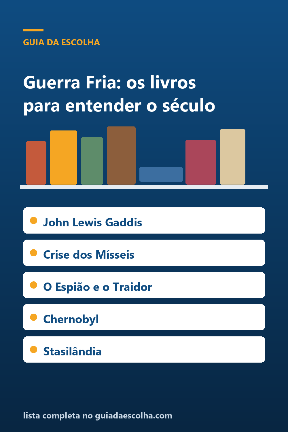 Guerra Fria: os 6 melhores livros para entender o século que quase acabou — Guia da Escolha