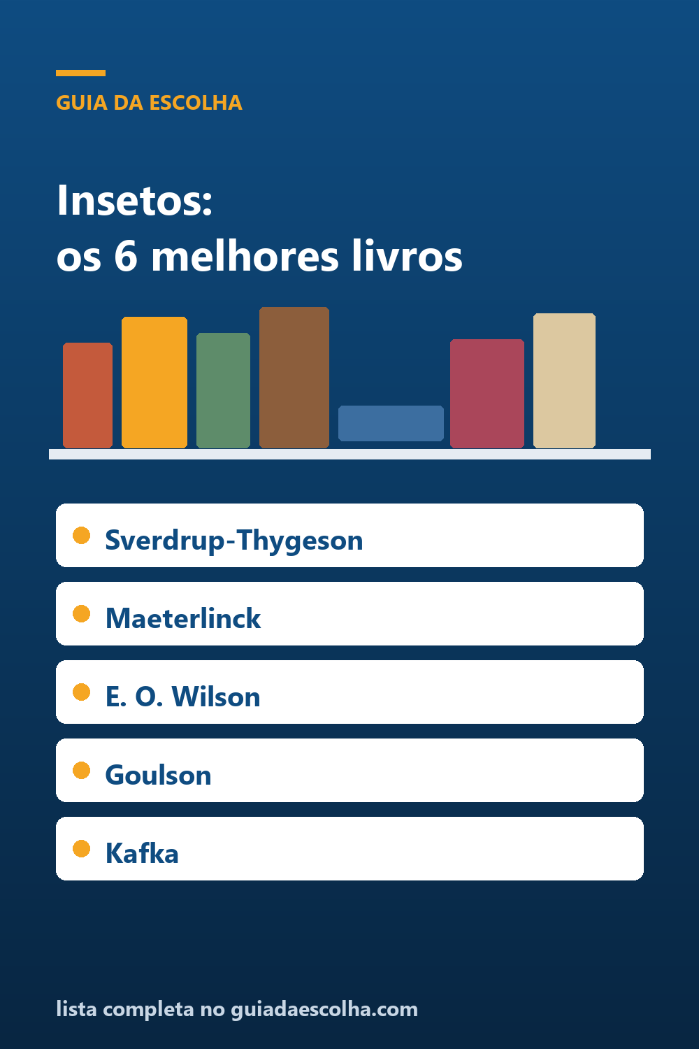Insetos: os 6 melhores livros sobre os donos silenciosos do planeta — Guia da Escolha