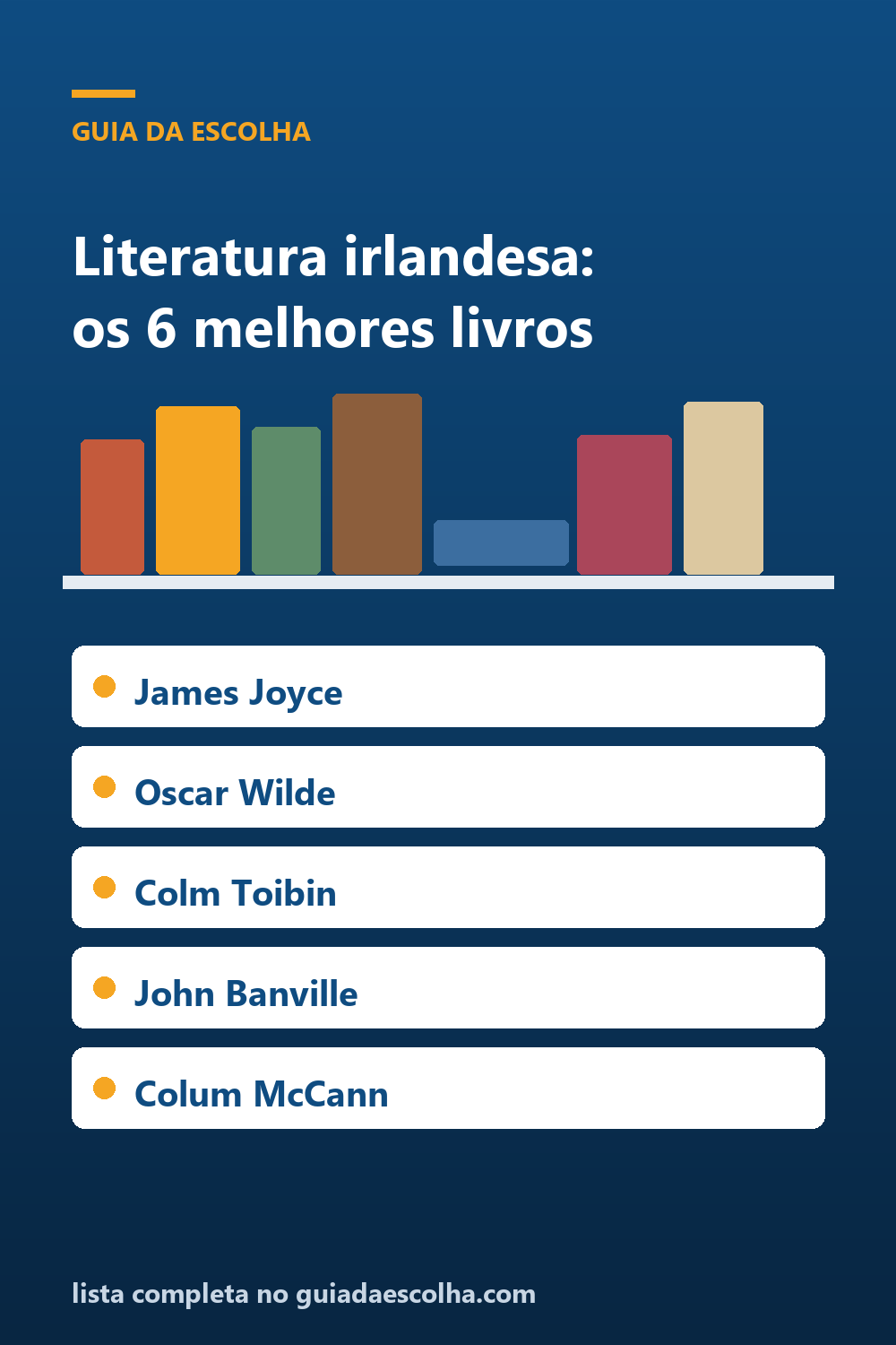 Literatura irlandesa: os 6 melhores livros para conhecer a Irlanda de Joyce a Colm Tóibín — Guia da Escolha