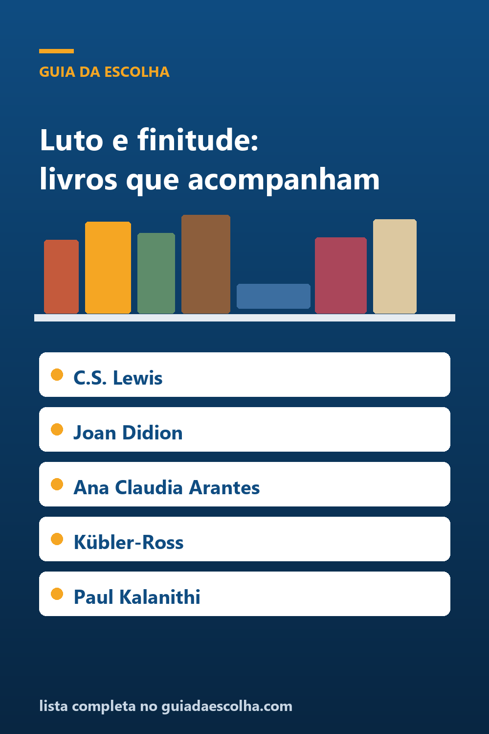 Luto e finitude: os 6 melhores livros para atravessar a perda — Guia da Escolha