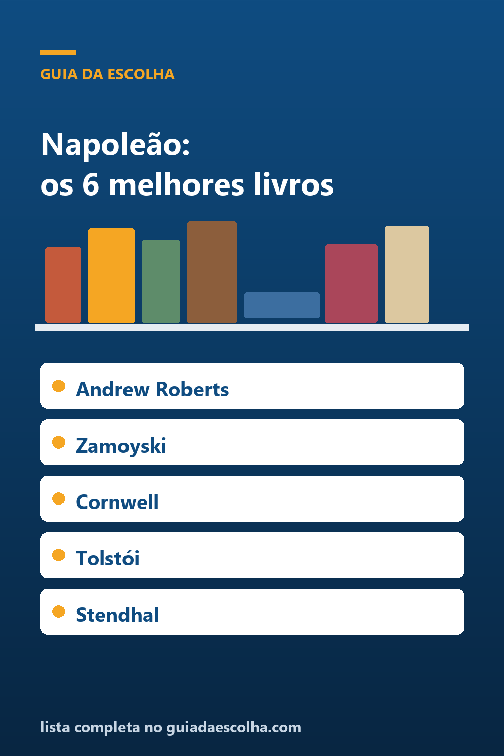Napoleão: os 6 melhores livros sobre o homem que virou a Europa de cabeça para baixo — Guia da Escolha