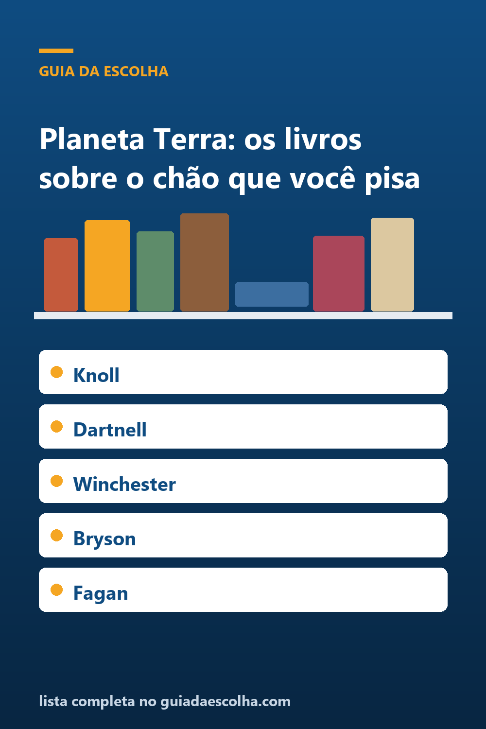 Planeta Terra: os 6 melhores livros sobre a história do chão que você pisa — Guia da Escolha