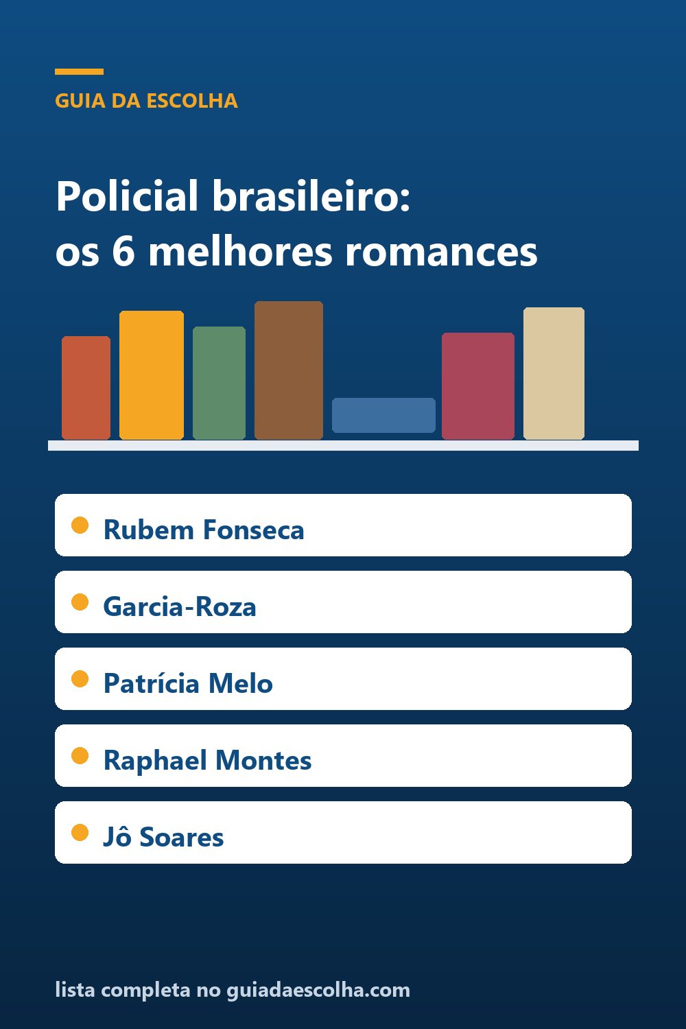 Policial brasileiro: os 6 melhores romances de crime feitos no Brasil — Guia da Escolha