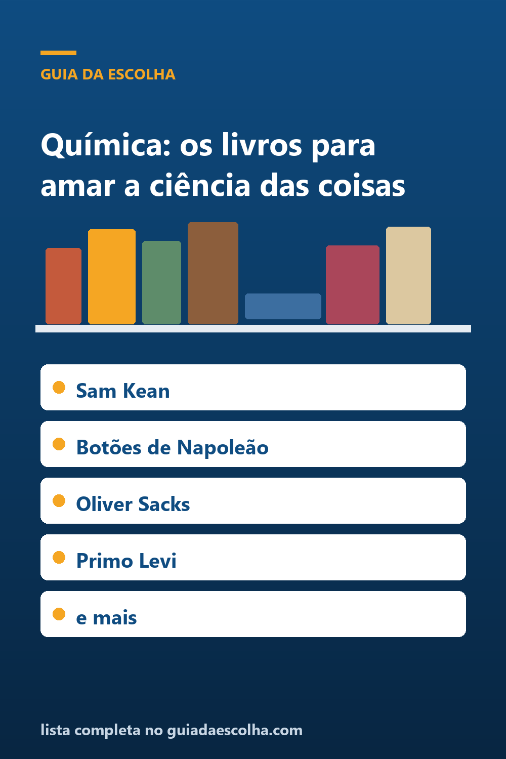Química: os 6 melhores livros para amar a ciência das transformações — Guia da Escolha