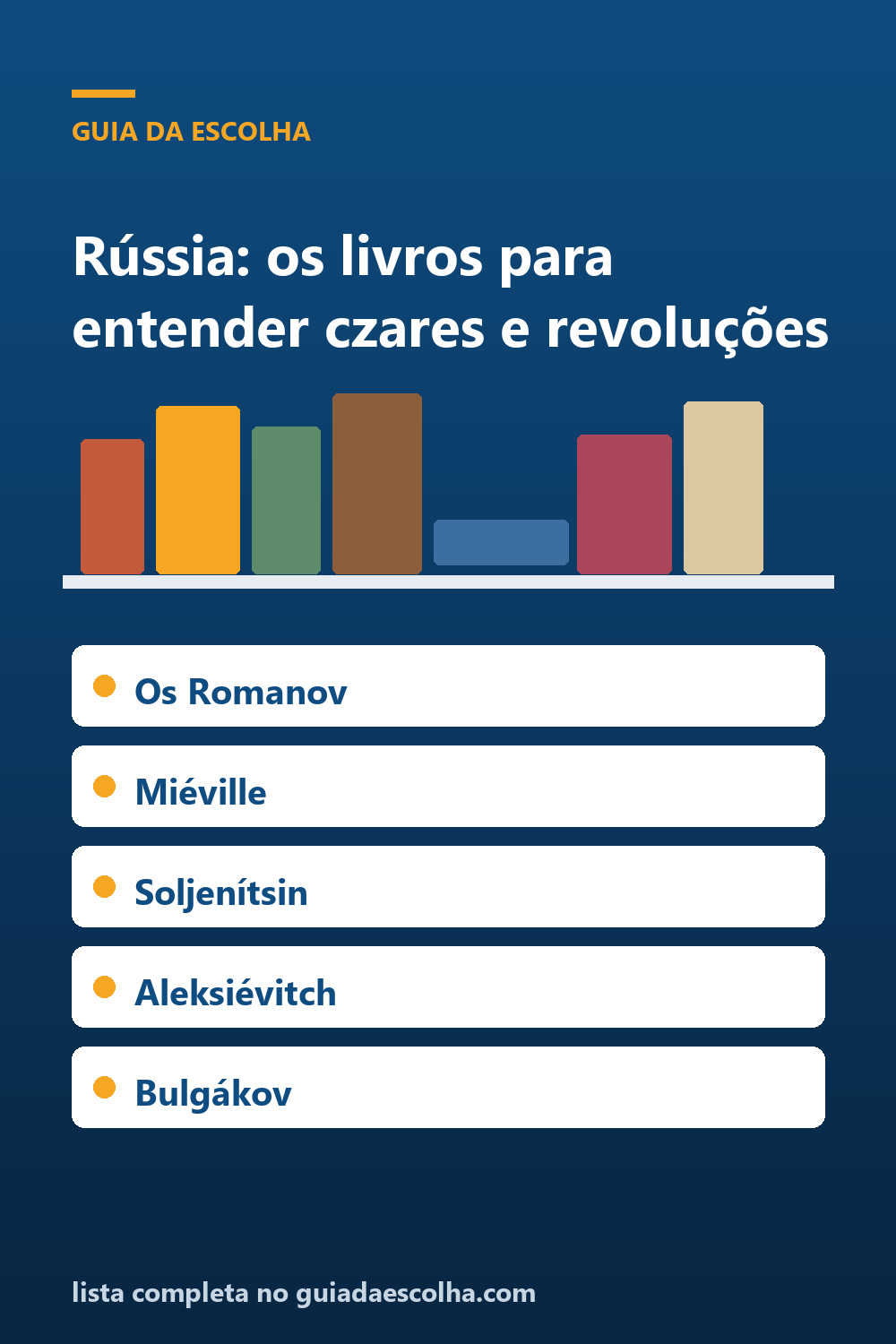 Rússia: os 6 melhores livros para entender o país dos czares e das revoluções — Guia da Escolha