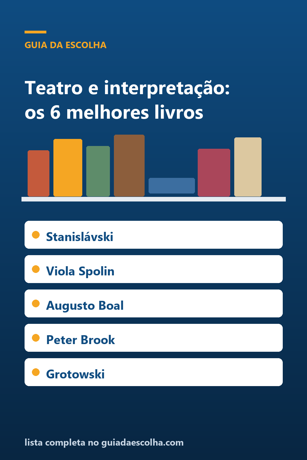 Teatro e interpretação: os 6 melhores livros para entender (e fazer) teatro — Guia da Escolha