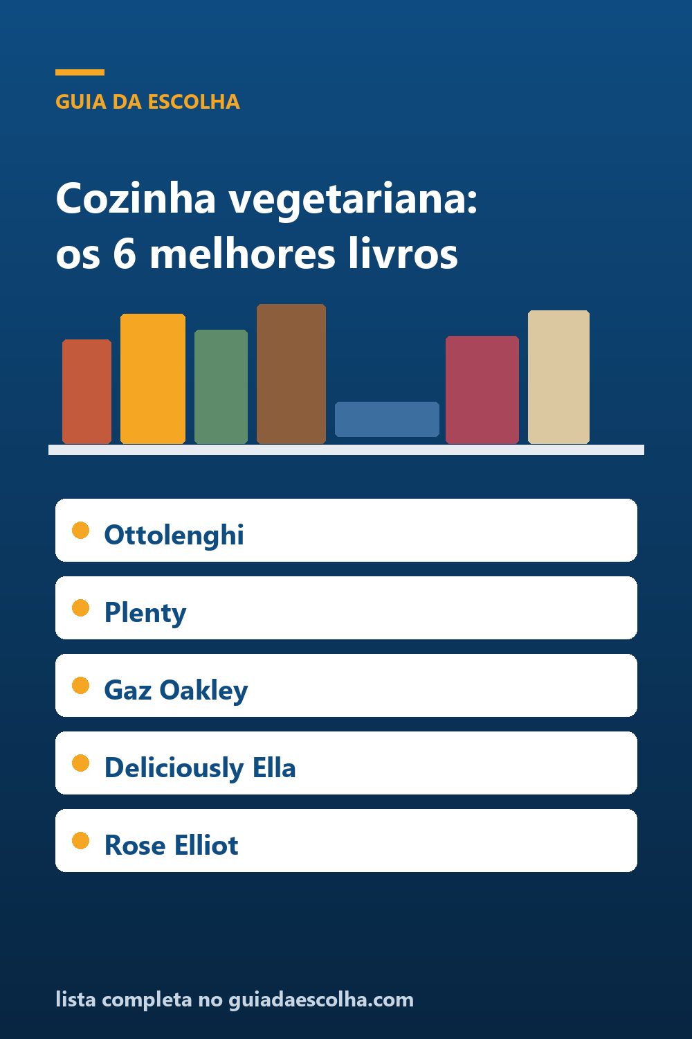 Cozinha vegetariana: os 6 melhores livros para comer mais vegetais sem sentir falta de nada — Guia da Escolha