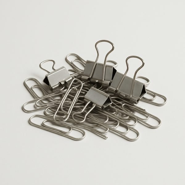 Clips e grampos de papel — imagem ilustrativa