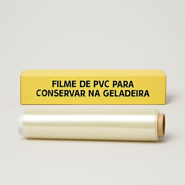 Filme de PVC para conservar na geladeira — imagem ilustrativa