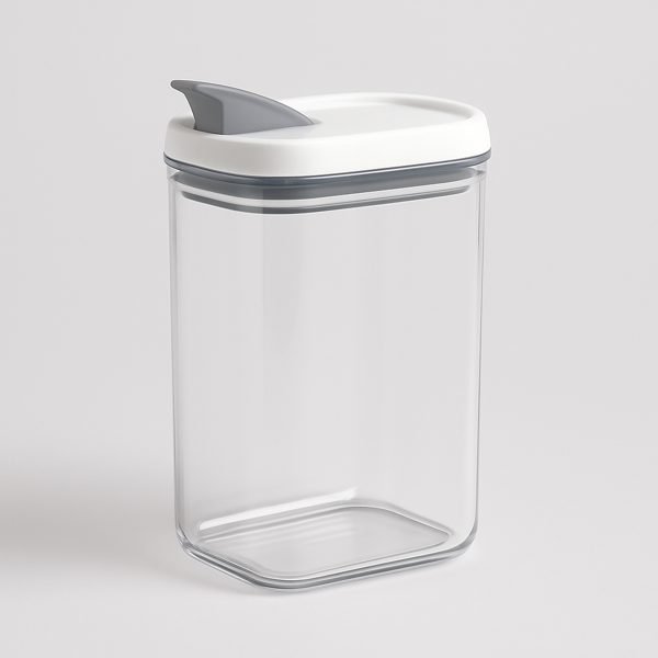 Dispensador de mantimentos com tampa de fluxo — imagem ilustrativa