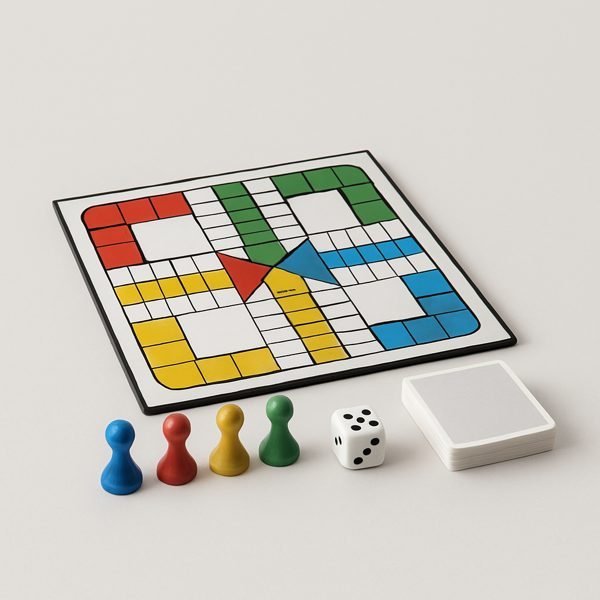Jogo de tabuleiro, cartas ou quebra-cabeça — imagem ilustrativa