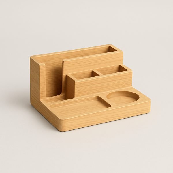Para quem trabalha em casa: organizador de mesa, suporte e acessório de escrivaninha — imagem ilustrativa