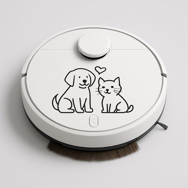 Robô pensado para casa com animais — imagem ilustrativa