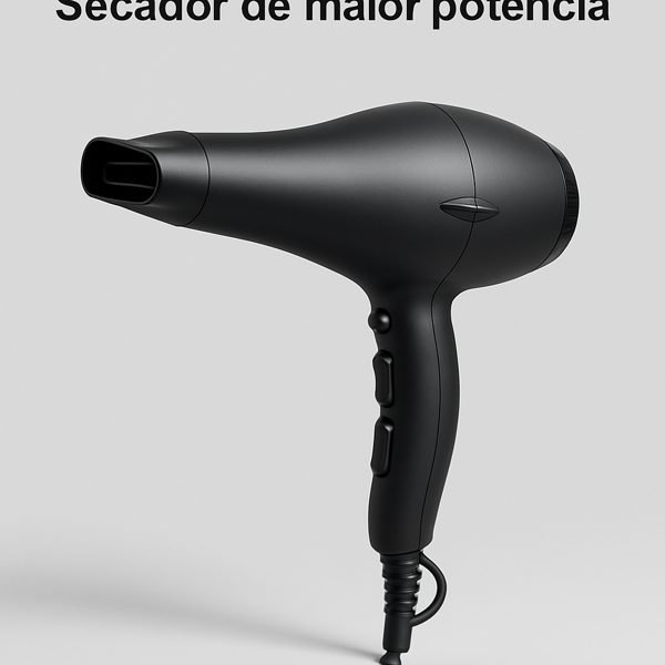 Secador de maior potência — imagem ilustrativa