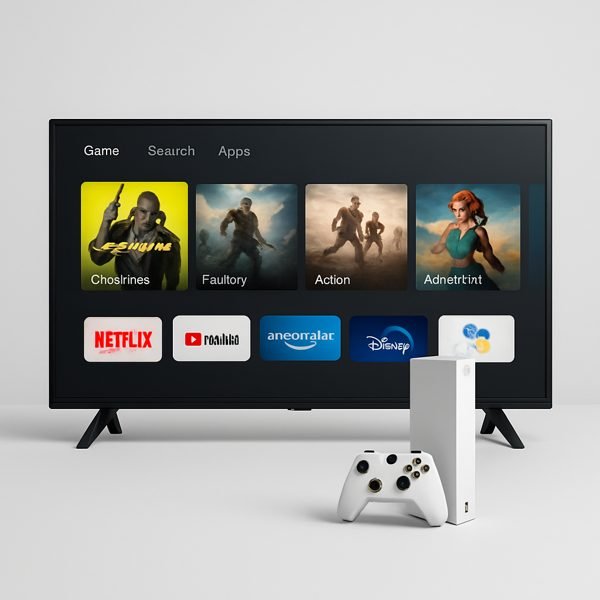 Smart TV para videogame — imagem ilustrativa